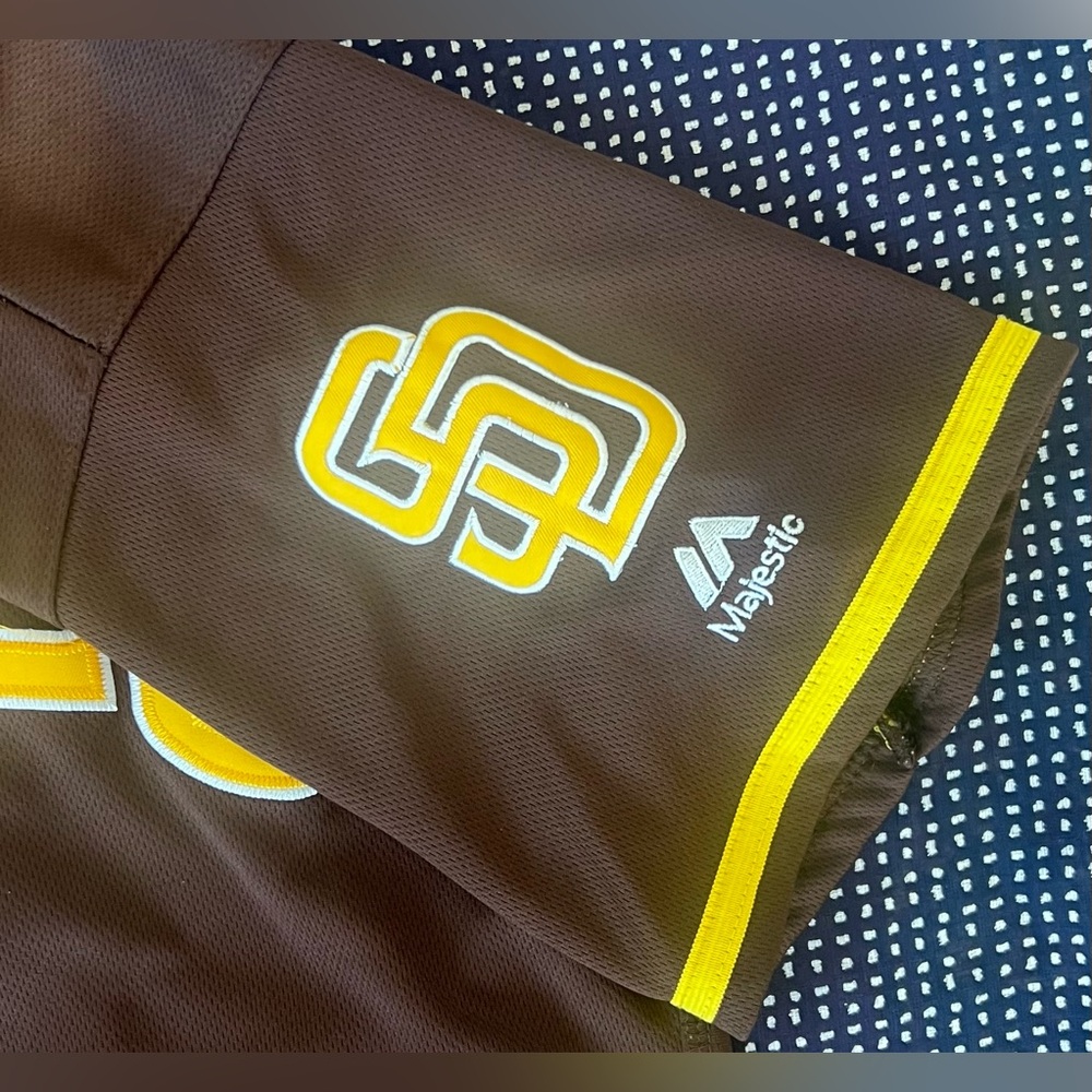 Manny Machado San Diego Padres 50th Anniversary Majestic Baseball Jersey - Picture 8 of 10